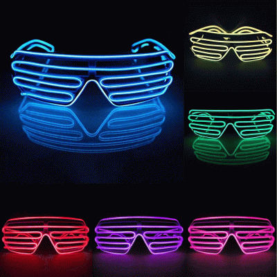 светодиодные очки Light Up Оттенки мигающий световой Rave ночь деятельност